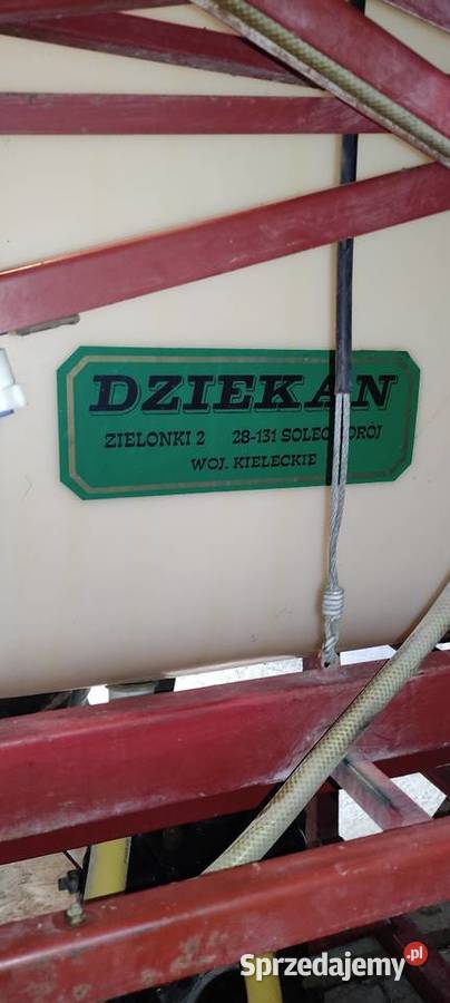 Opryskiwacz Dziekan 300l lanca 10metrów Hucisko Nienadowskie sprzedam