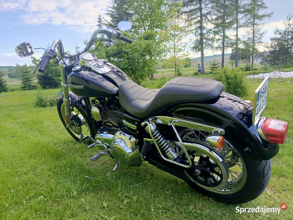 Piękny i zadbany Harley Davidson Super Glide czarny Zarszyn sprzedam