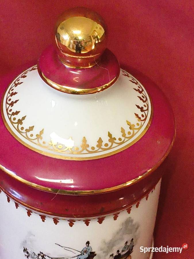 Porcelanowy pojemnik Limoges France Courting Chorzew