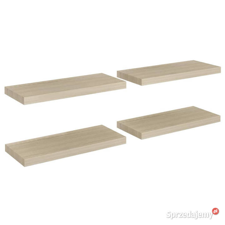 Półki ścienne 4 kolor dębowy 60x235x38 MDF Półki Półki Warszawa