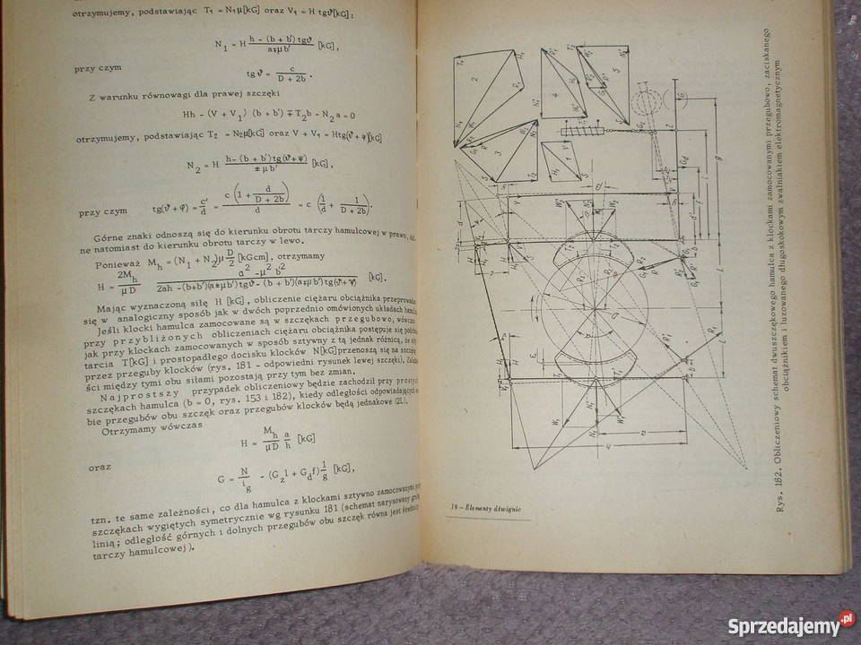 Elementy dźwignic cz2 K Pawlicki Rok wydania 1971 Ostrołęka