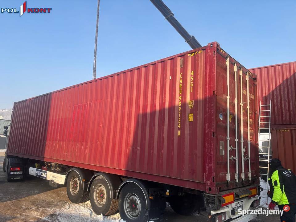 OKAZJA kontener morski 40HC 12 metrowy Pewny Gdańsk