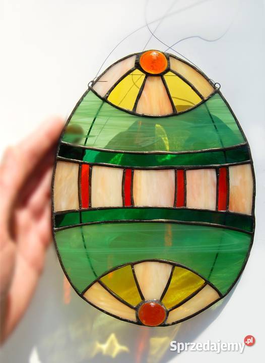 Pisanka wielkanocne jajko Wielkanoc witraż Lublin