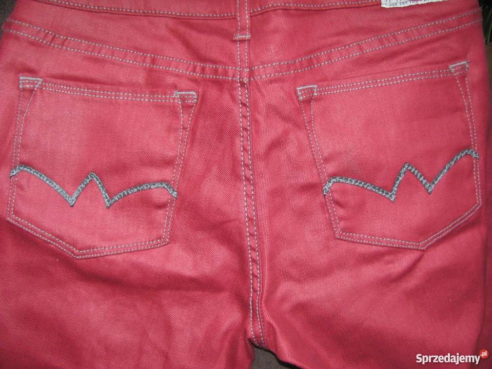 Spodnie Le Temps Des Cerises malinowe lubelskie Zamość