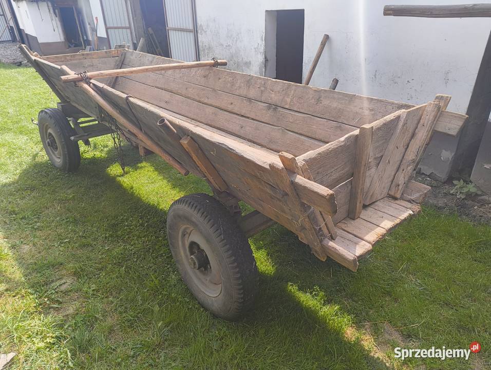 Wóz konny przyczepa rolnicza Górno