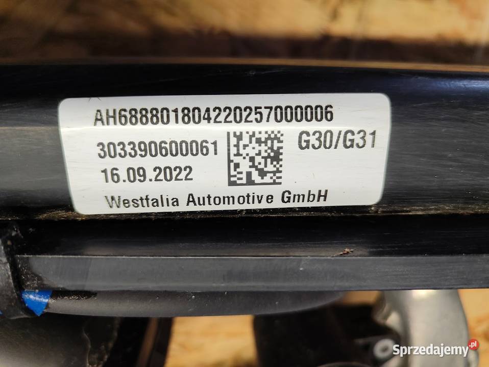 Hak Holowniczy BMW 5 G30 G31 303390 Pozostałe Pleszew