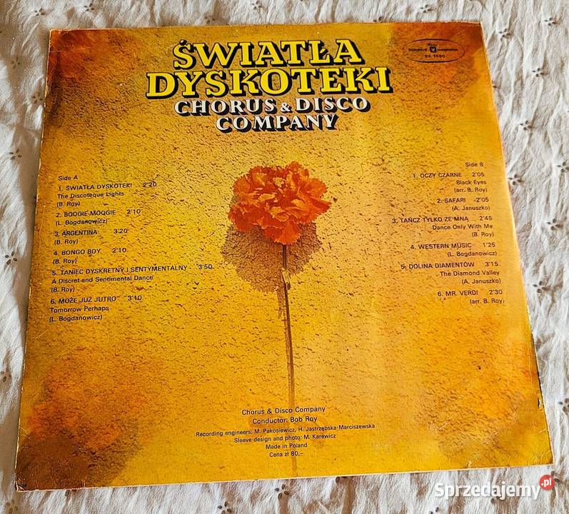 Światła Dyskoteki Disco Flash Bob Roy 3 płyty w Chełmno