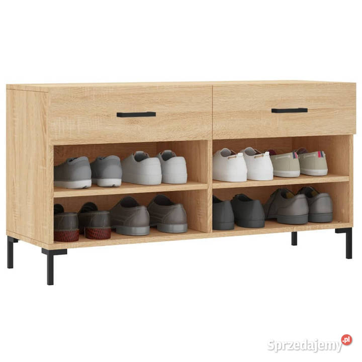 Ławka z miejscem na buty dąb sonoma 102x35x55 Dom i Ogród mazowieckie Warszawa