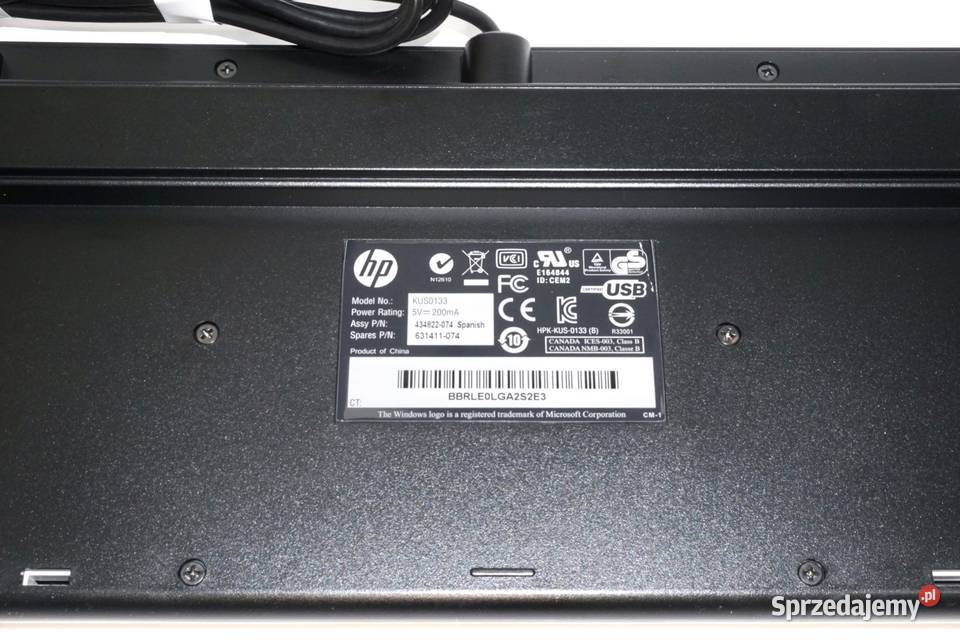 Klawiatura USB HPKUS0133 z wbudowanym Terminalem Elektronika Warszawa