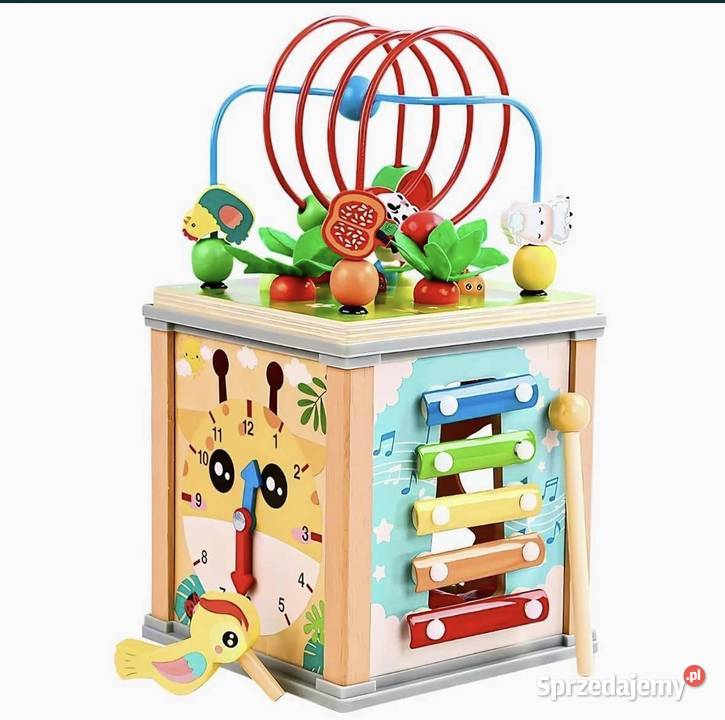 Drewniana kostka edukacyjna interaktywna sorter świętokrzyskie Kielce