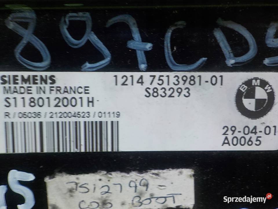 MINI COOPER ONE I R53 16 B 01r 3D sterownik Suków