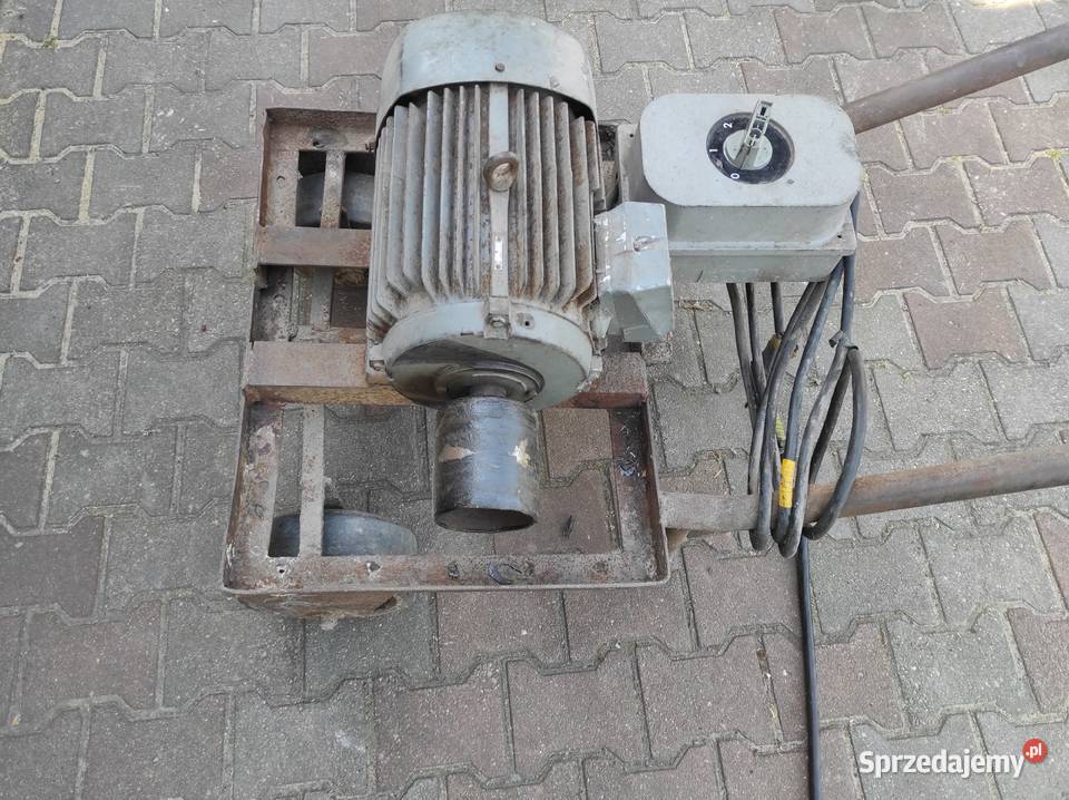 Silnik elektryczny 75 KW 400V na wózku Izbica Kujawska