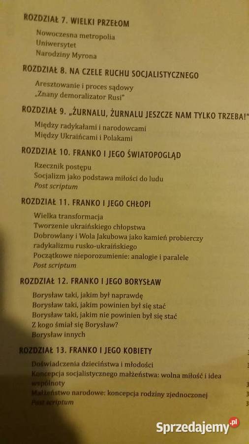 Hrycak Prorok we własnym kraju Ukraina unikatowe Warszawa