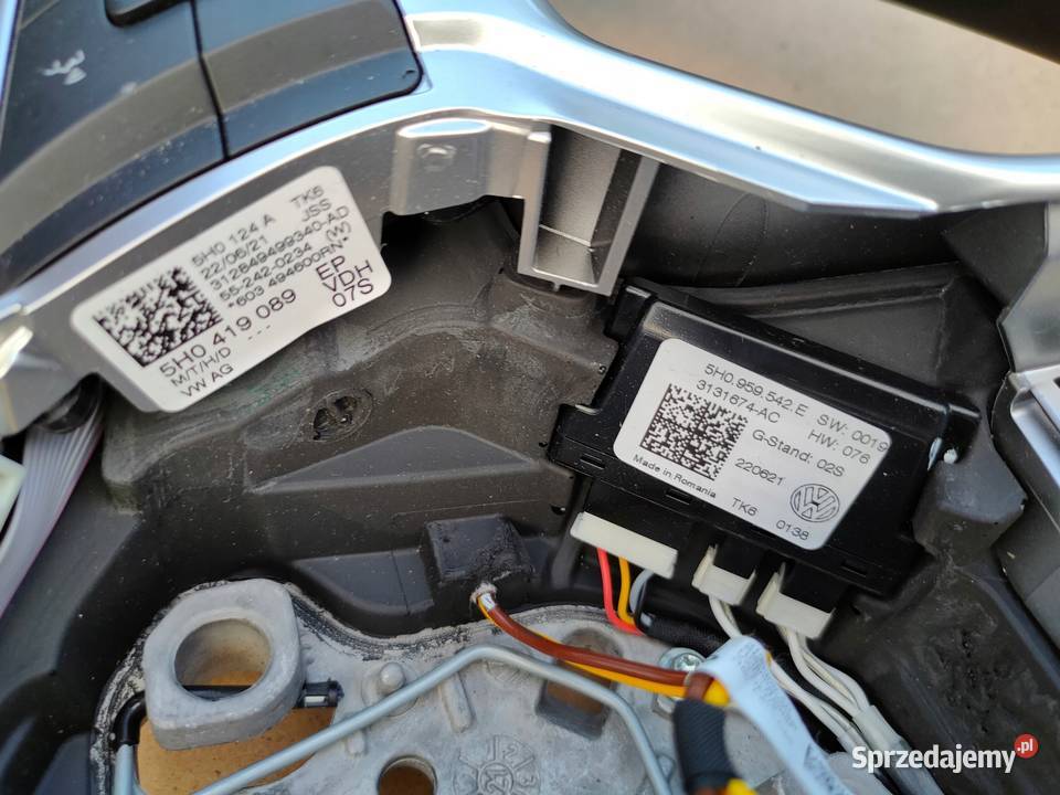 KIEROWNICA GRZANA ŁOPATKI VW PASSAT B8 GOLF VIII wielkopolskie Przemęt