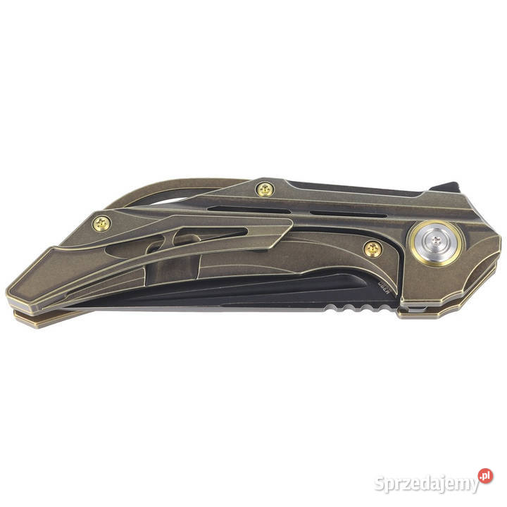 Nóż składany Bestech Vigil Bronze Titanium Black