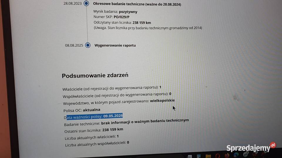 CITROEN C5 DOBRZE UTRZYMANY DOIWESTOWANY STAN Chodzież
