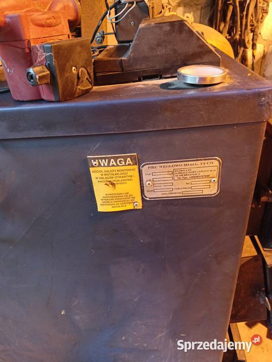 Piec węglowy 12 kw z całym osprzetem lubelskie Stoczek Łukowski sprzedam