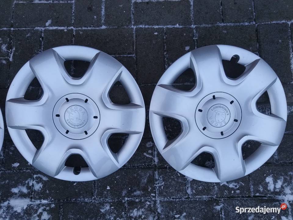 4 Kołpaki oryginalne skoda 15