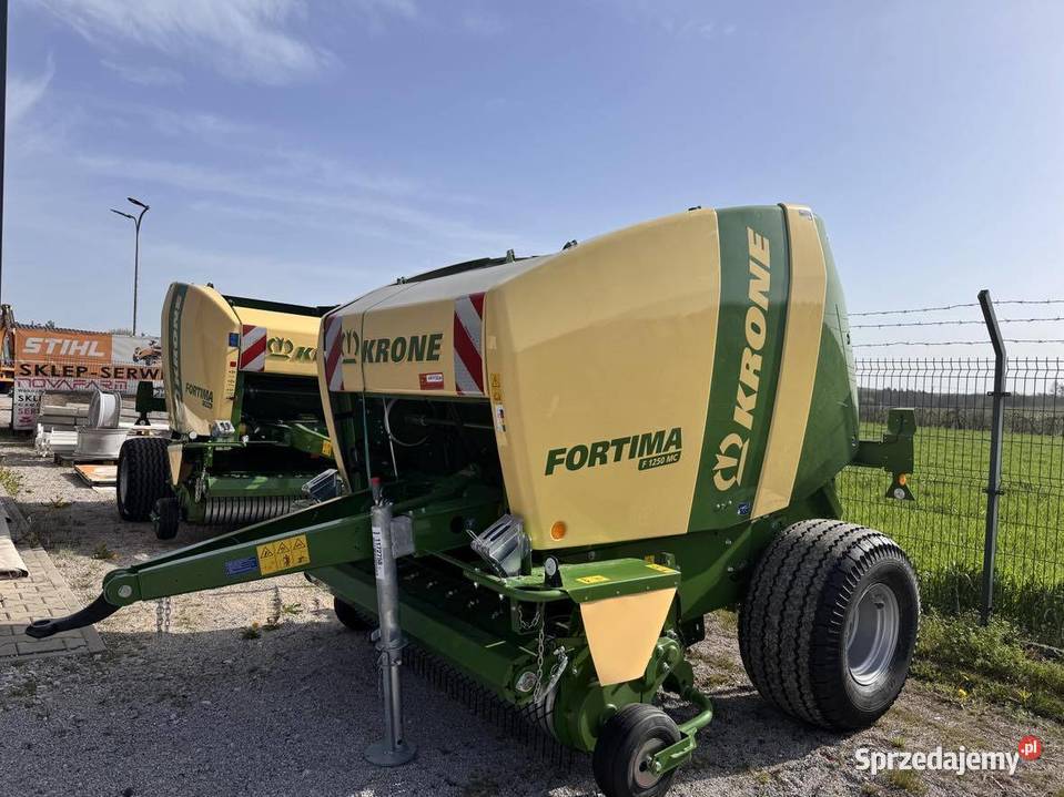 Prasa rolująca łańcuchowa Krone Fortima F1250 łódzkie Oszkowice