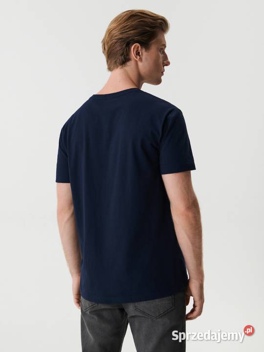 granatowy tshirt męski Sinsay Olkusz