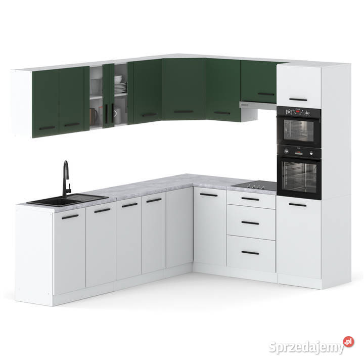 Kuchnia Marra 46m Narożna Duża Z Blatem Biała 47cm Elbląg