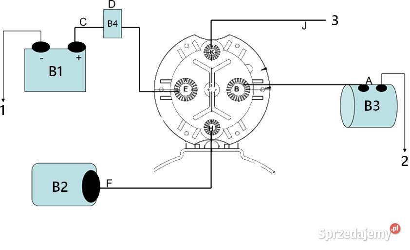 STARTER ZASILACZA AGREGATU HYDRAULICZNEGO 12V Solec Kujawski