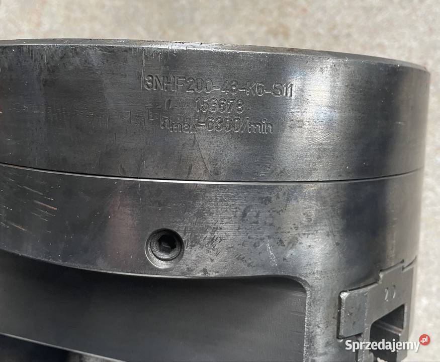 Uchwyt tokarski hydrauliczny 200 FORKARDT Biznes i Przemysł Czarnożyły