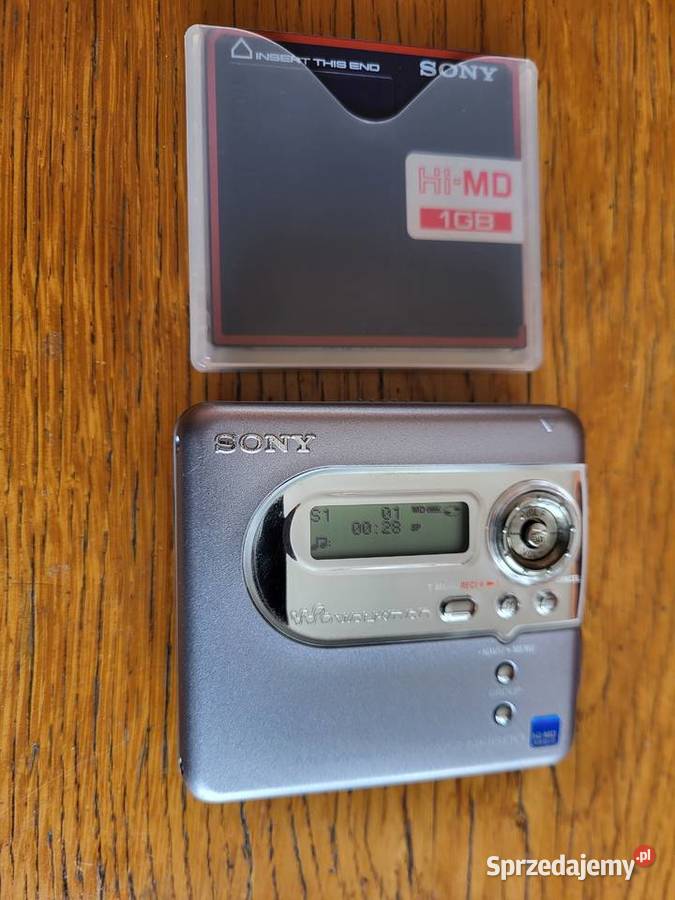 Przenośny Minidisc Sony MZNH 600 Mini disc Super Mikstat