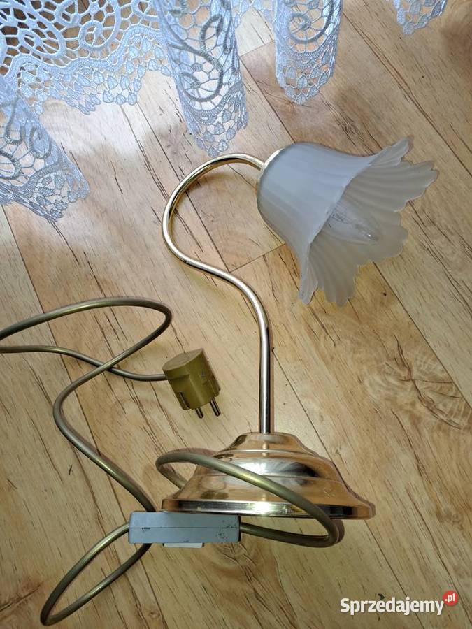 Retro lampka na biurko dolnośląskie Lubań