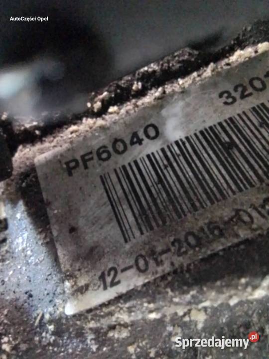 Opel Vivaro B 16 SKRZYNIA BIEGÓW MANUAL PF6040 dostawcze Opole Lubelskie