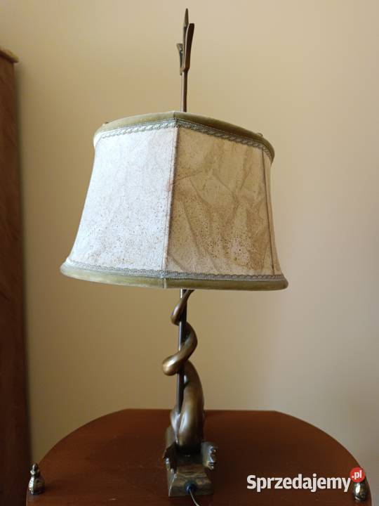 Lampa z brązu Francja