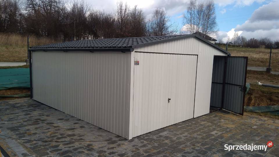 Garaże blaszane nowoczesne WZMOCNIONE NA WYMIAR Kraków