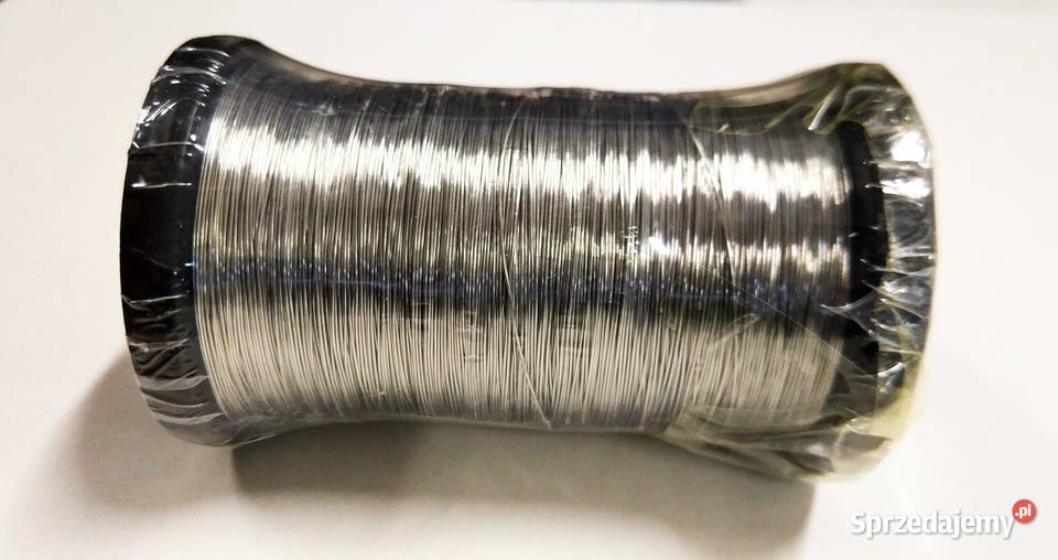 Drut nierdzewny AISI 304 średnica 04mm szpula