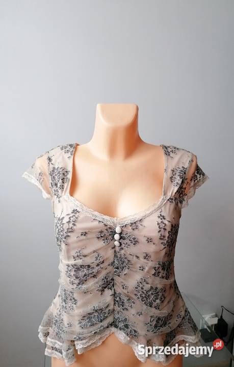 ŚLICZNA BEŻOWA BLUZECZKA DOROTHY PERKINS R42 Łódź sprzedam