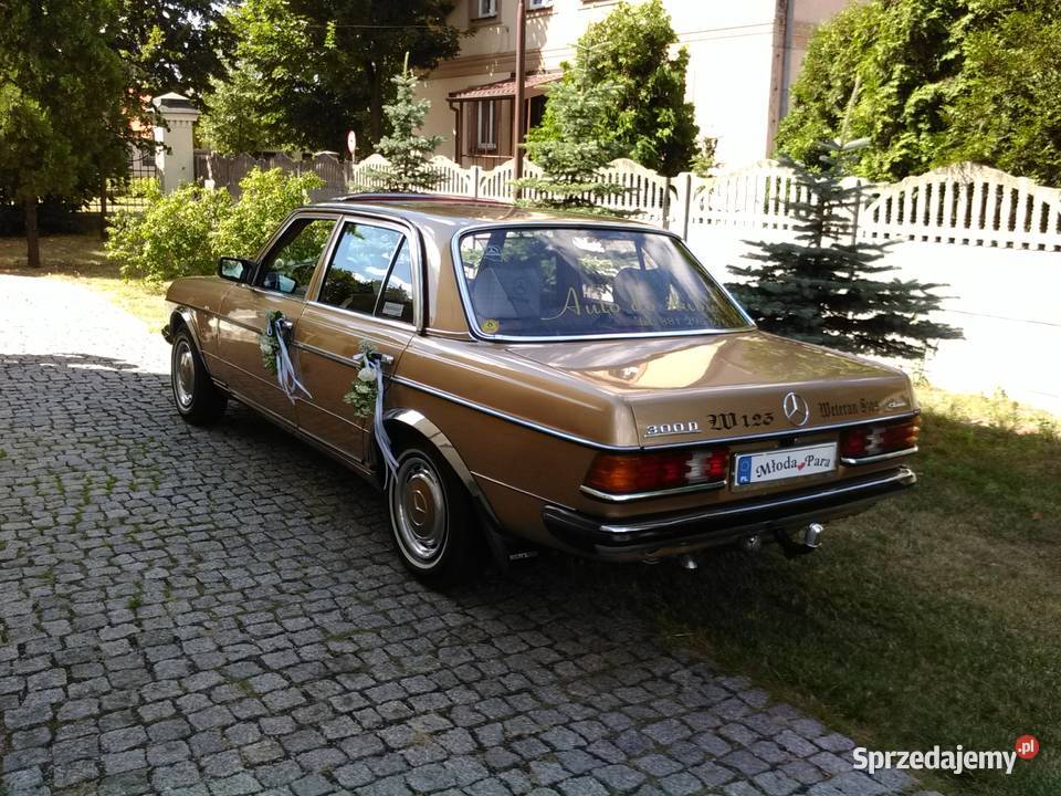 Auto do Ślubu MercedesBenz W123 Classic Retro Ostrów