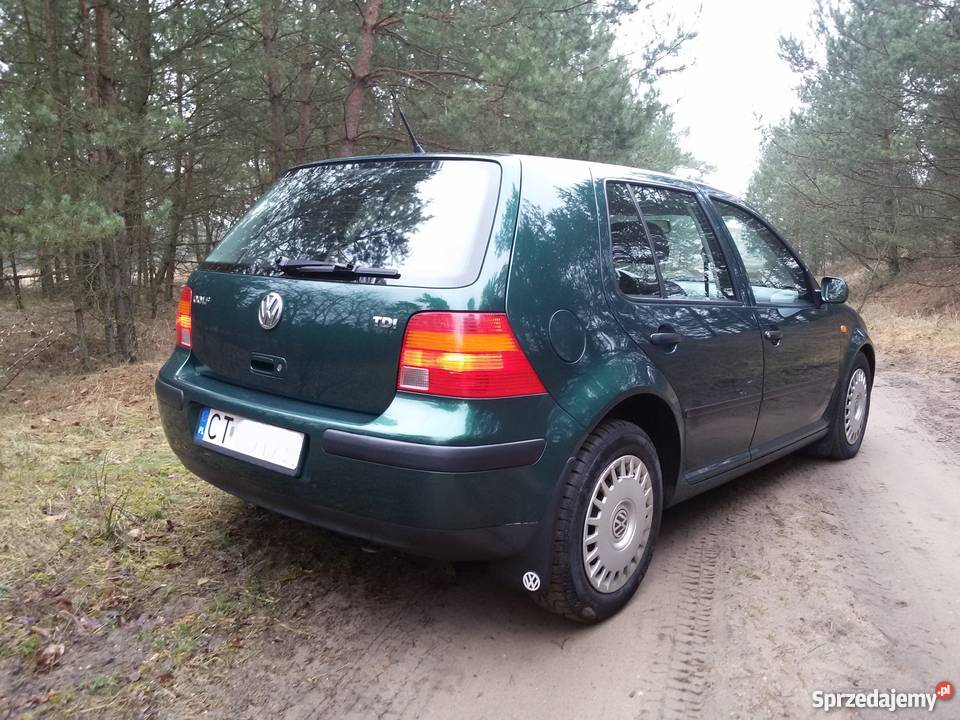 VW GOLF IV 1998 r 19 TDI 90 5 drzwi klima 90KM Golf Toruń