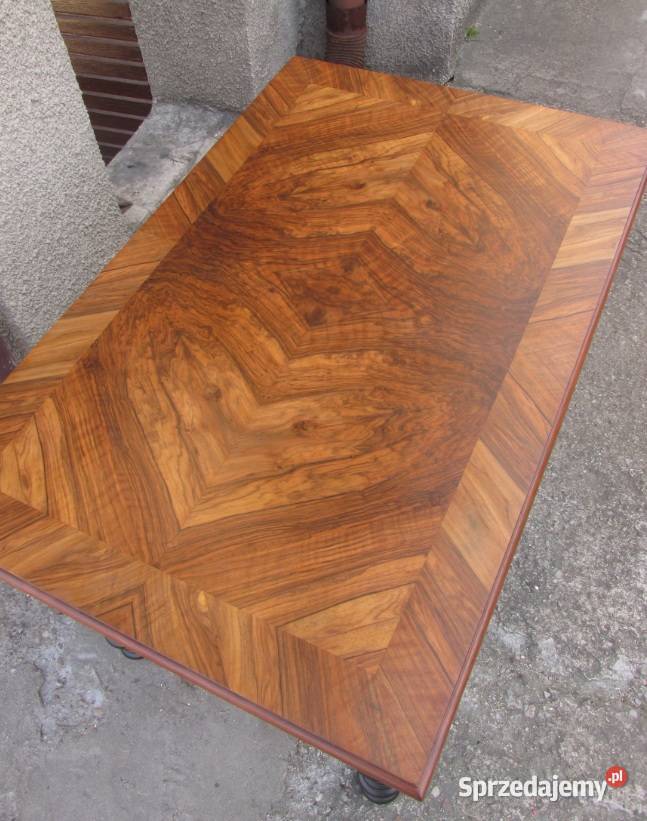 Stół eklektyczny 1890 industrialny orzech Białystok