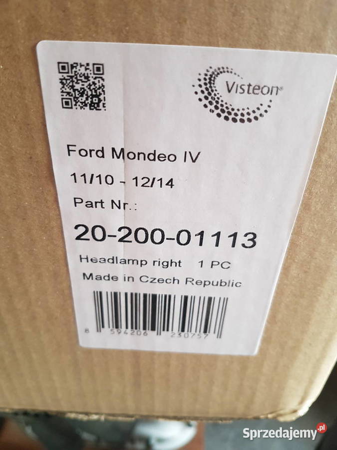 FORD MONDEO IV REFLEKTOR PRAWY LAMPA PRAWA wielkopolskie