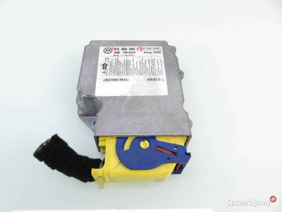 MODUŁ AIRBAG VW GOLF PLUS 5M1 521 1K0909605E Skrzynki bezpieczników