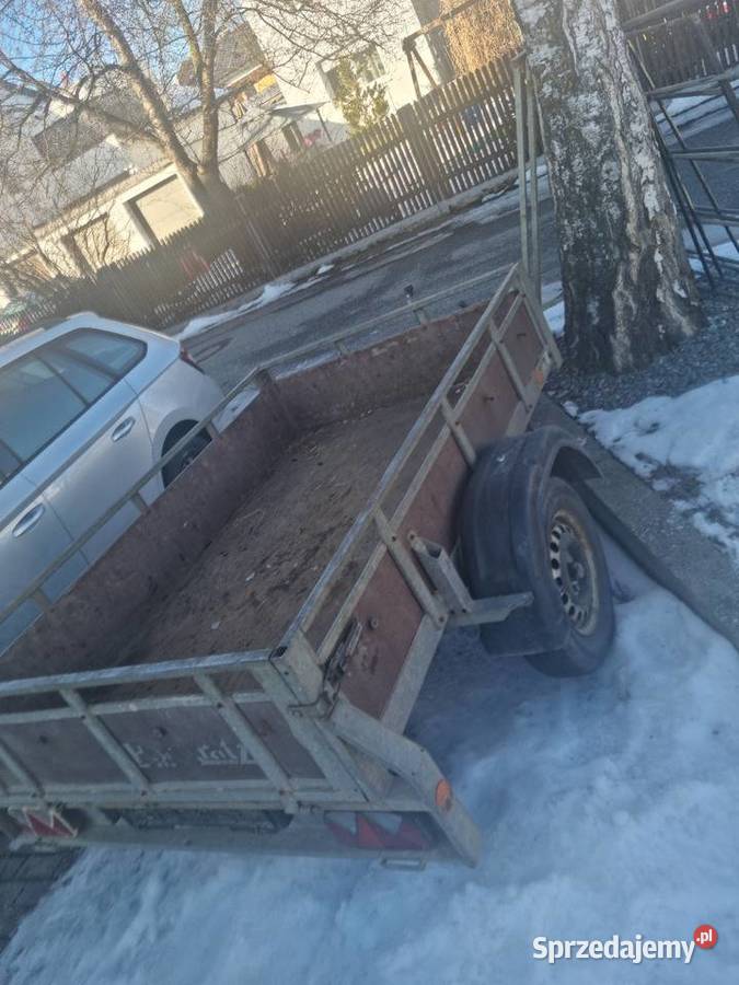 Przyczepa plandeka lekka 750 Pongratz 564kg Michniów sprzedam