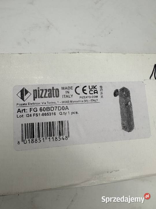 Pizzato FG 60BD7D0A Safety switch Warszawa sprzedam