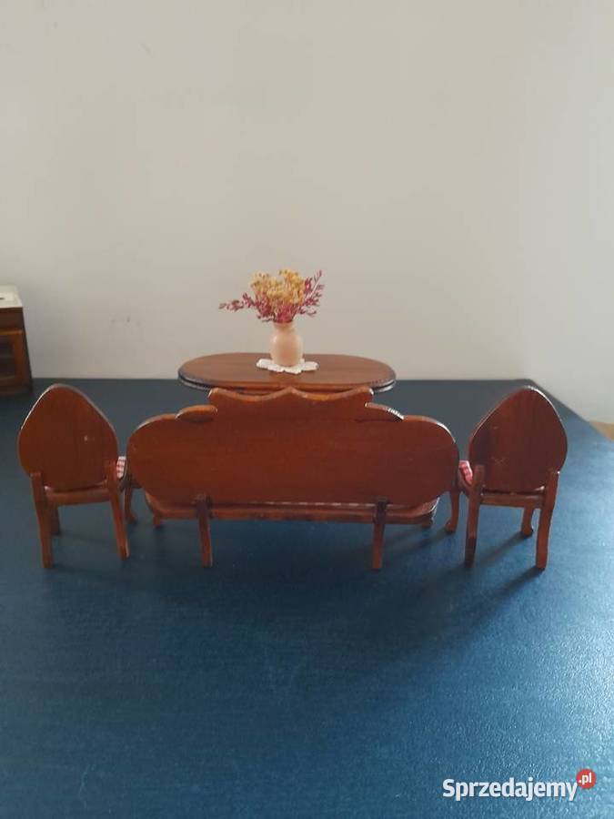 Zestaw mebelek lalek jadalnia w skali 112 Bogatynia sprzedam