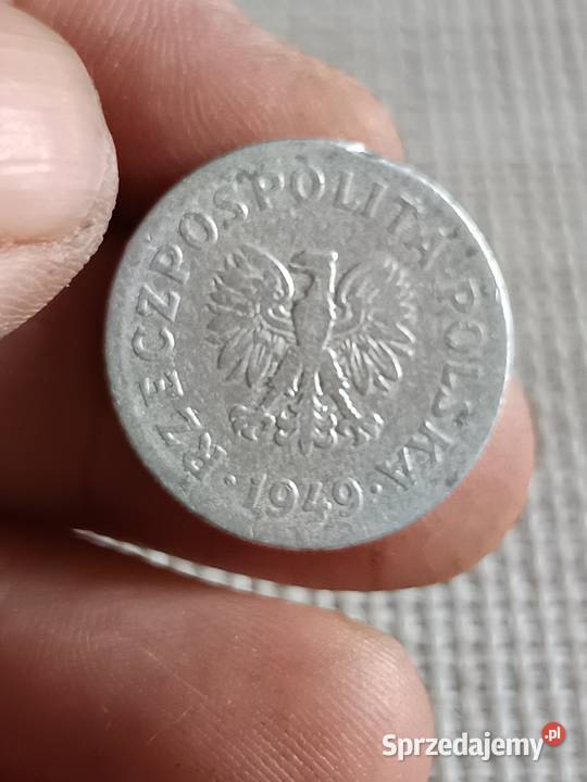 Sprzedam monetę 50 groszy 1949 skrętka lekka Chełm sprzedam