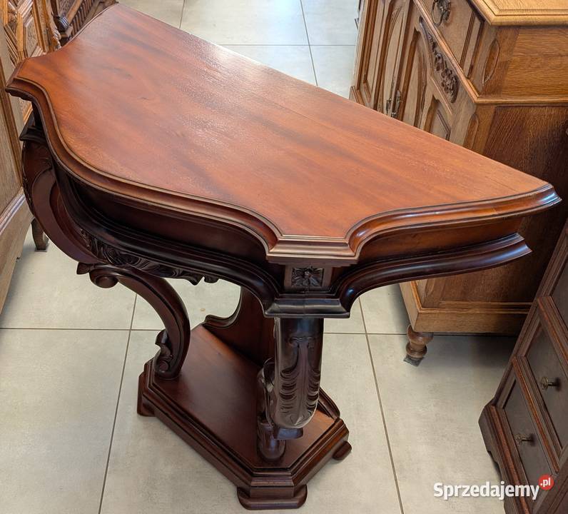 Piękna włoska konsola mahońsklep Dąbrowa Dąbrowa Górnicza