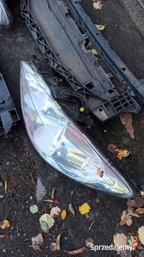 Peugeot 207 reflektory lampy przednie prawa lewa osobowe Warszawa sprzedam