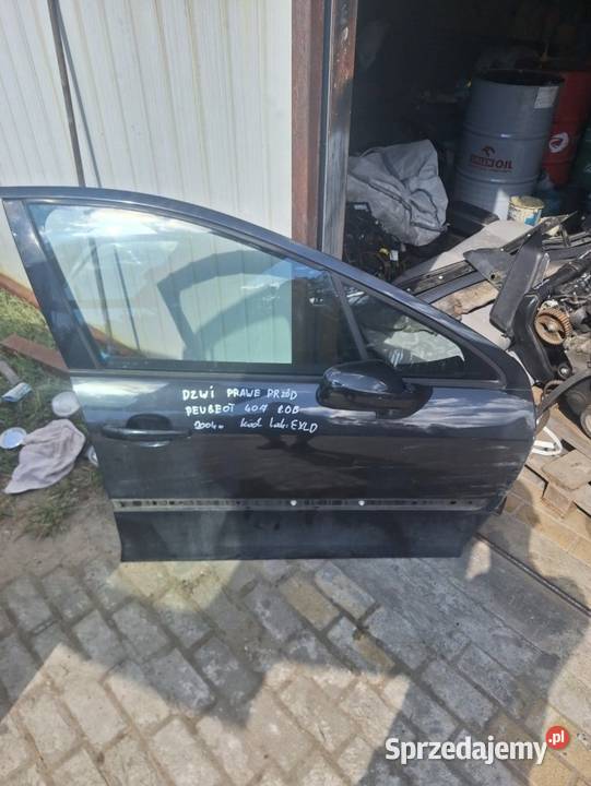 Drzwi prawe przód Peugeot 407 20B 2004rKod osobowe Drzwi mazowieckie Gostynin