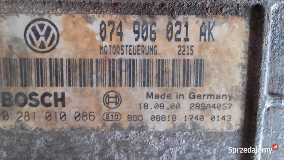 Komputer silnika Sterownik Vw Lt 25 TDI dostawcze Gniewkowo sprzedam