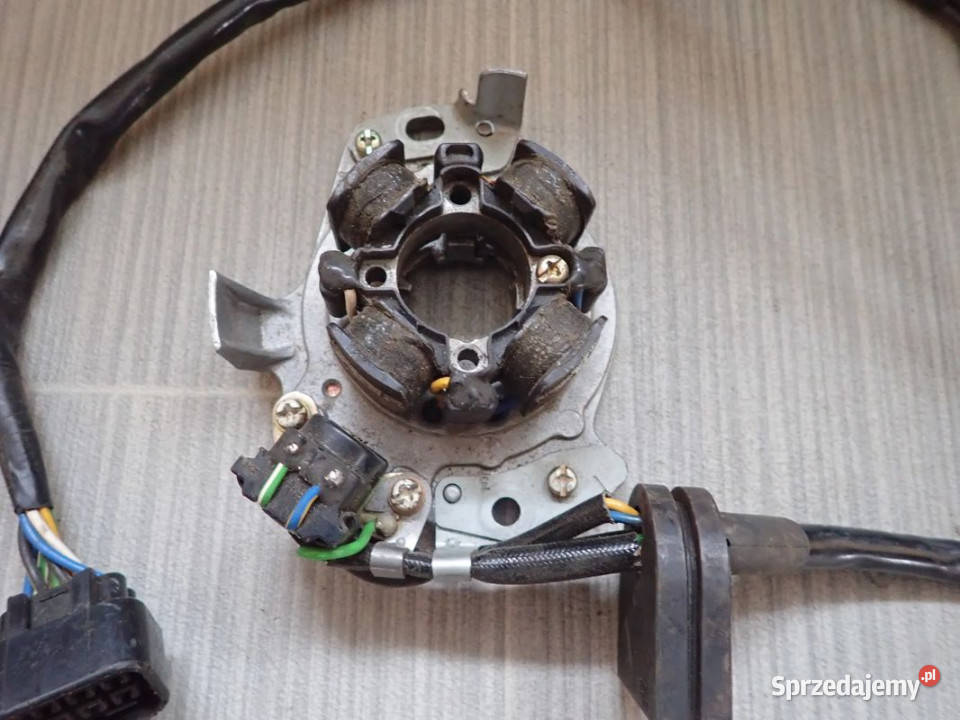 Impulsator Stator Uzwojenie Zapłon Kawasaki KX Części i akcesoria motocyklowe Strzelce Krajeńskie