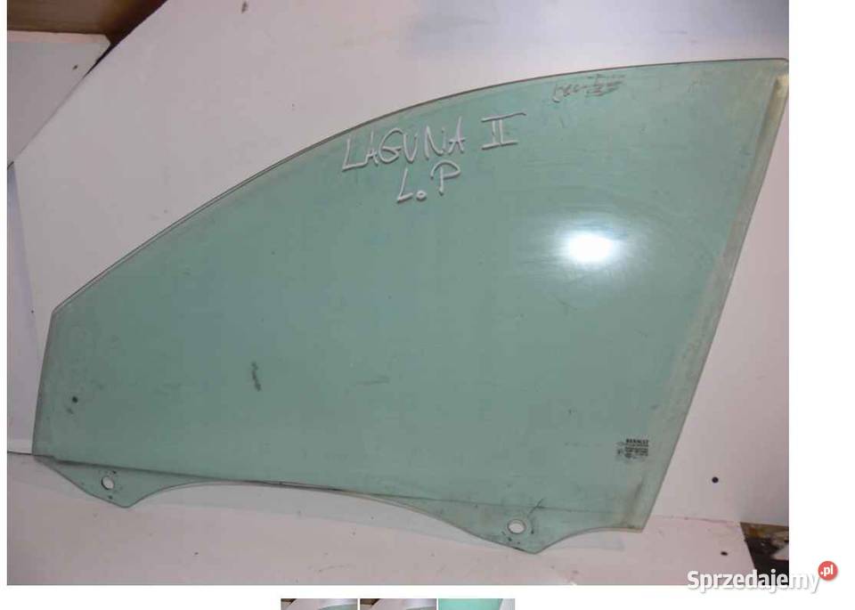 RENAULT LAGUNA II SZYBA DRZWI PRZÓD LEWA osobowe Wielkie Drogi