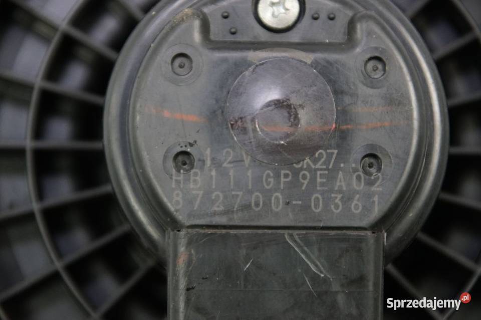 WENTYLATOR KABINOWY MAZDA 6 8727000361 Pozostałe Lipno